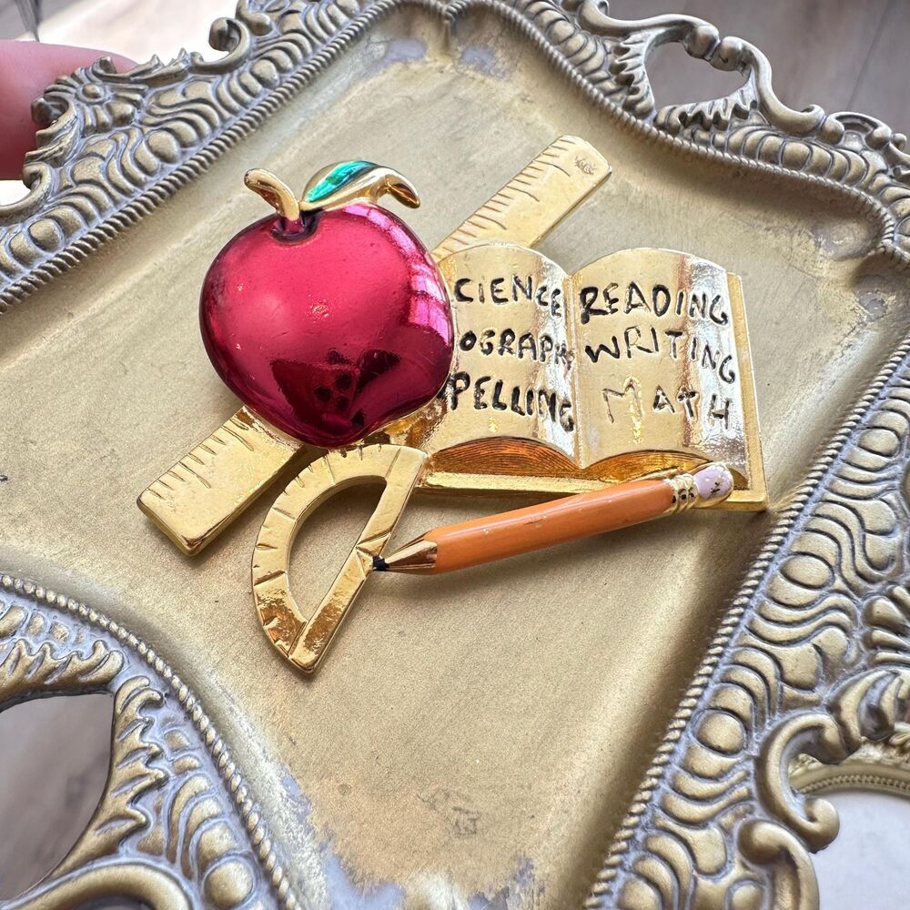 Vintage Tara School Teacher Brooch Pin